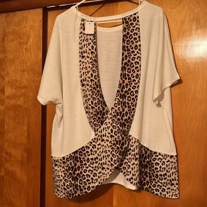 Animal print top